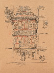 Casa roja, Paimpol de James Abbott McNeill Whistler