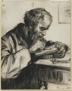 Riault (El grabador en madera) de James Abbott McNeill Whistler