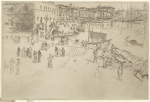 Riva, No.1 de James Abbott McNeill Whistler