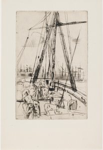 Embarcaciones en Liverpool de James Abbott McNeill Whistler
