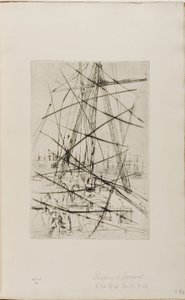 Embarcaciones en Liverpool de James Abbott McNeill Whistler