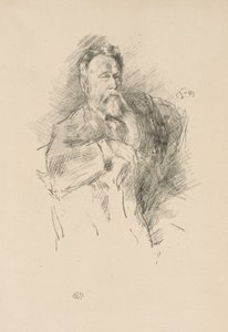 Boceto de William E. Henley de James Abbott McNeill Whistler