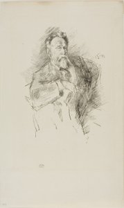 Boceto de William E. Henley de James Abbott McNeill Whistler