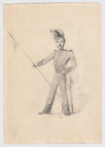 Soldado con lanza de James Abbott McNeill Whistler