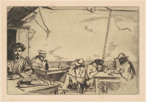 Sopa a tres sous de James Abbott McNeill Whistler