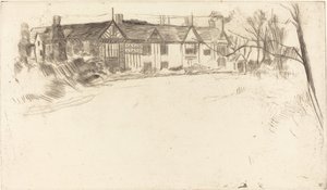 Speke Hall, No.2 de James Abbott McNeill Whistler
