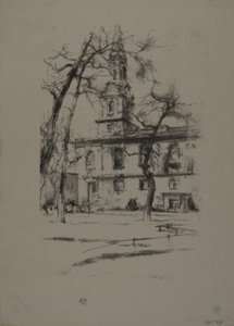 San Giles-in-the-Fields de James Abbott McNeill Whistler
