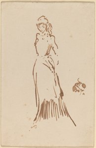 Figura femenina de pie de James Abbott McNeill Whistler