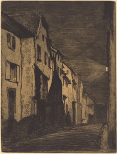 Calle en Saverne de James Abbott McNeill Whistler