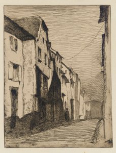 Calle en Saverne de James Abbott McNeill Whistler