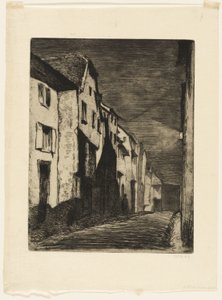 Calle en Saverne de James Abbott McNeill Whistler