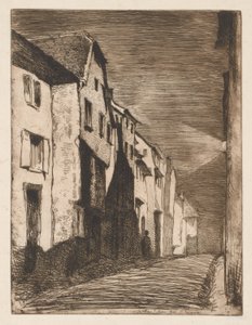 Calle en Saverne de James Abbott McNeill Whistler