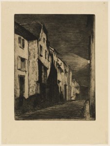 Calle en Saverne de James Abbott McNeill Whistler
