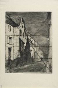 Calle en Saverne de James Abbott McNeill Whistler
