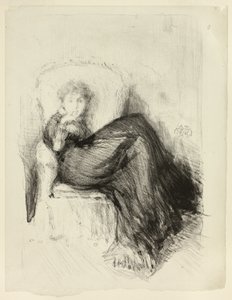 Estudio: Maud sentada de James Abbott McNeill Whistler
