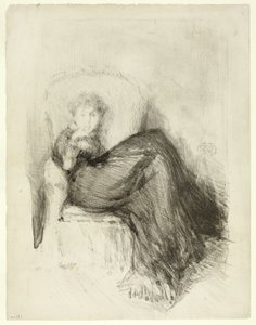 Estudio: Maud sentada de James Abbott McNeill Whistler