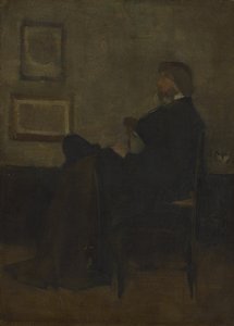 Estudio para "Arreglo en gris y negro, nº 2: Retrato de Thomas Carlyle"