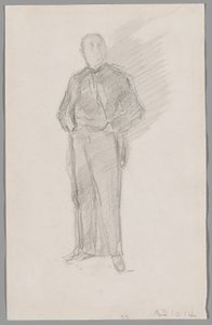 Estudio para el retrato de Thomas Way de James McNeill Whistler