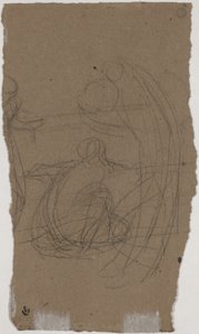 Estudio para "Variaciones en Azul y Verde" [verso] de James Abbott McNeill Whistler