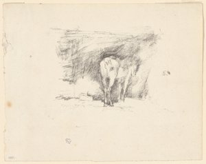 Estudio de un caballo de James Abbott McNeill Whistler
