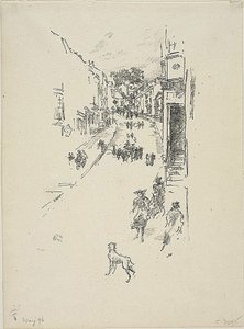 Domingo, Lyme Regis de James Abbott McNeill Whistler