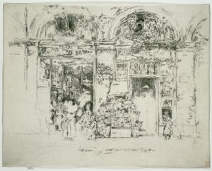 Girasoles, Marché St Germain, París de James Abbott McNeill Whistler