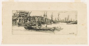 Almacenes del Támesis de James Abbott McNeill Whistler