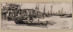 Almacenes del Támesis de James Abbott McNeill Whistler
