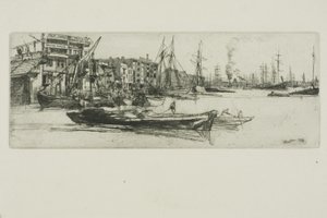 Almacenes del Támesis de James Abbott McNeill Whistler