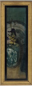 La chica azul (fragmento): Púrpura y azul de James Abbott McNeill Whistler
