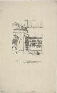 El perro del carnicero de James McNeill Whistler