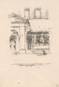 El perro del carnicero de James McNeill Whistler