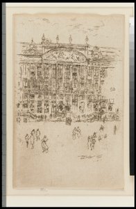 La iglesia - Bruselas (Adoración) de James Abbott McNeill Whistler