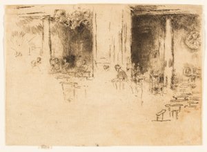 La iglesia - Bruselas (Adoración) de James Abbott McNeill Whistler
