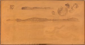 La placa de la encuesta costera de James Abbott McNeill Whistler