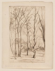 El bosque de la presa de James Abbott McNeill Whistler