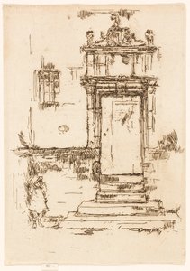 La puerta de la capilla, Montrésor de James McNeill Whistler