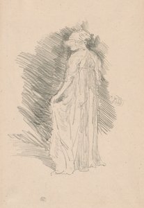 Figura drapeada, vista trasera de James Abbott McNeill Whistler