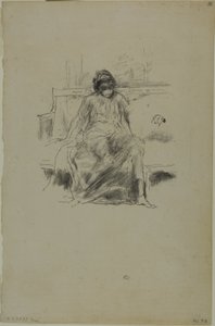 Figura Drapada, Sentada de James Abbott McNeill Whistler
