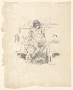 La figura drapeada sentada de James Abbott McNeill Whistler