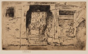 La Pescadería, Venecia de James Abbott McNeill Whistler