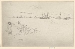 La Flota: Monitores, del Jubilee Set de James Abbott McNeill Whistler