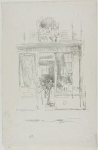 La lavandera: "La Blanchisseuse de la place Dauphine" de James Abbott McNeill Whistler