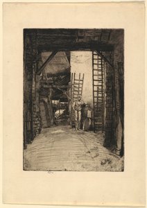 El quemador de cal de James Abbott McNeill Whistler