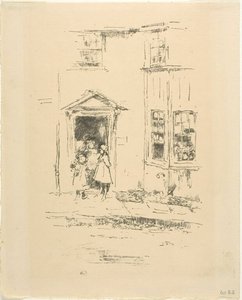 La Pequeña Puerta, Lyme Regis de James McNeill Whistler