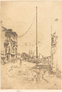 El pequeño mástil de James Abbott McNeill Whistler