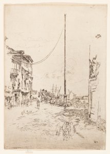 El pequeño mástil de James Abbott McNeill Whistler