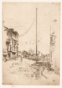 El Pequeño Mástil de James Abbott McNeill Whistler