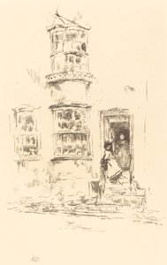 Los pequeños escalones, Lyme Regis de James Abbott McNeill Whistler