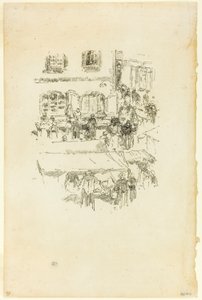 El mercado, Vitré de James McNeill Whistler